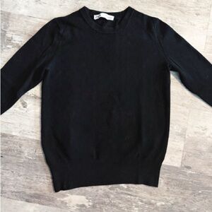 Zara Elegant Black Knit Top